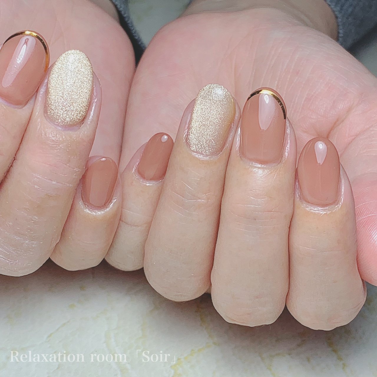 オールシーズン オフィス デート 女子会 ハンド Nail Likeのネイルデザイン No ネイルブック