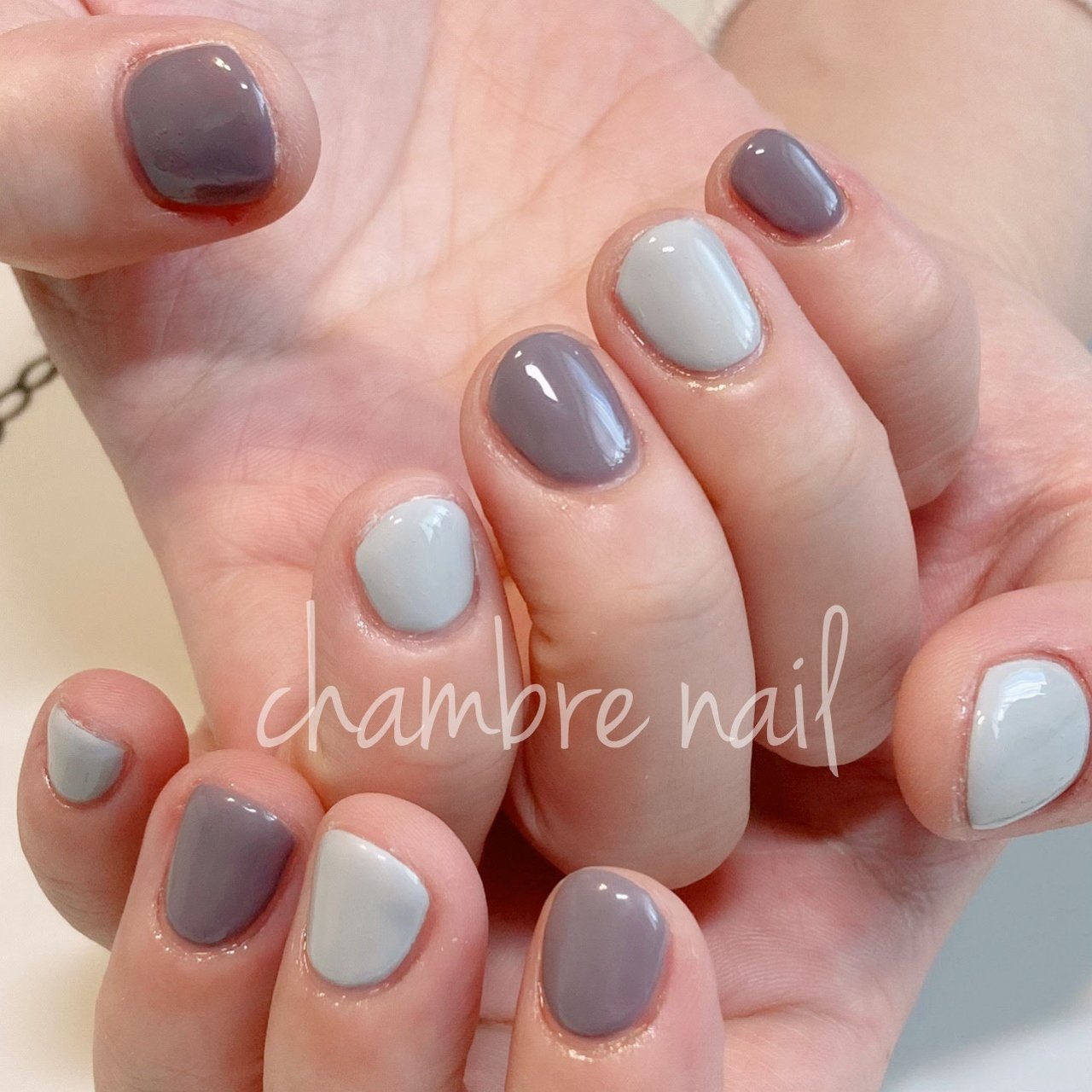 冬 オフィス 女子会 ハンド シンプル Chambre Nailのネイルデザイン No ネイルブック