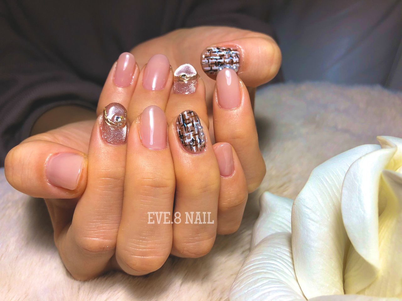 春 秋 冬 お正月 ハンド Eve 8 Nailのネイルデザイン No ネイルブック
