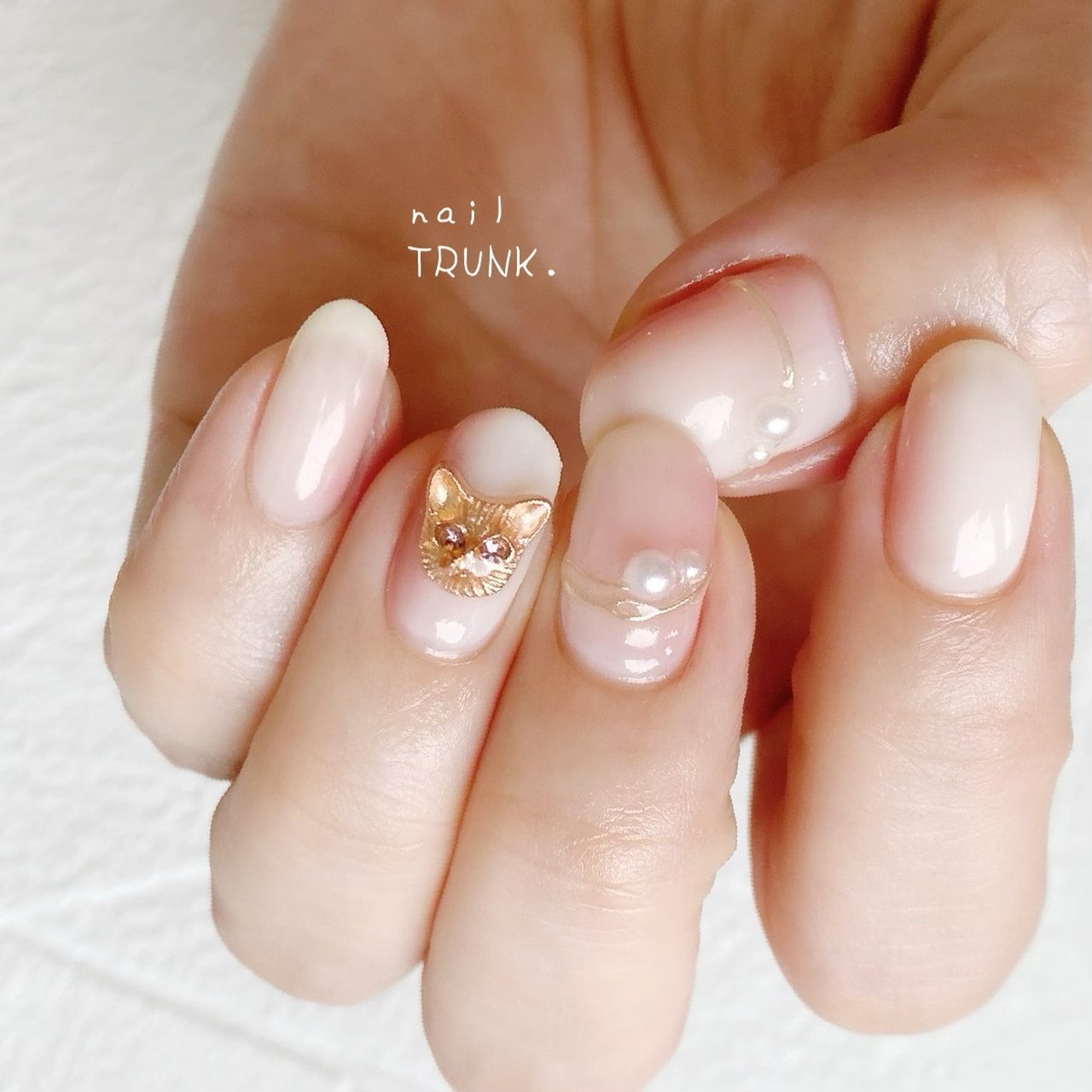 オールシーズン ハンド グラデーション アニマル柄 ミラー Nail Trunkのネイルデザイン No ネイルブック