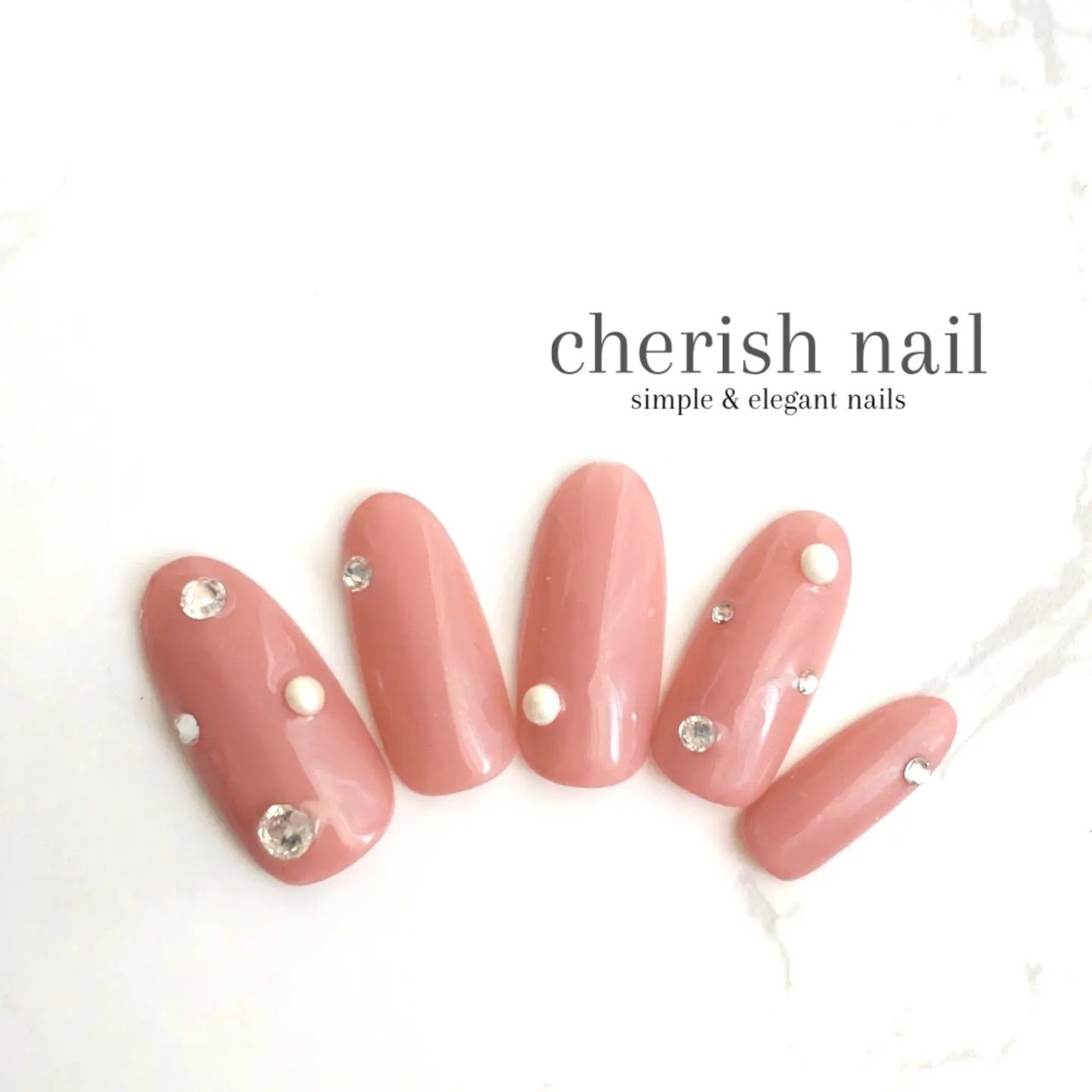 春 オールシーズン 卒業式 入学式 ハンド 神戸市垂水区 ネイルサロン Cherish Nail チェリッシュネイル のネイル デザイン No ネイルブック
