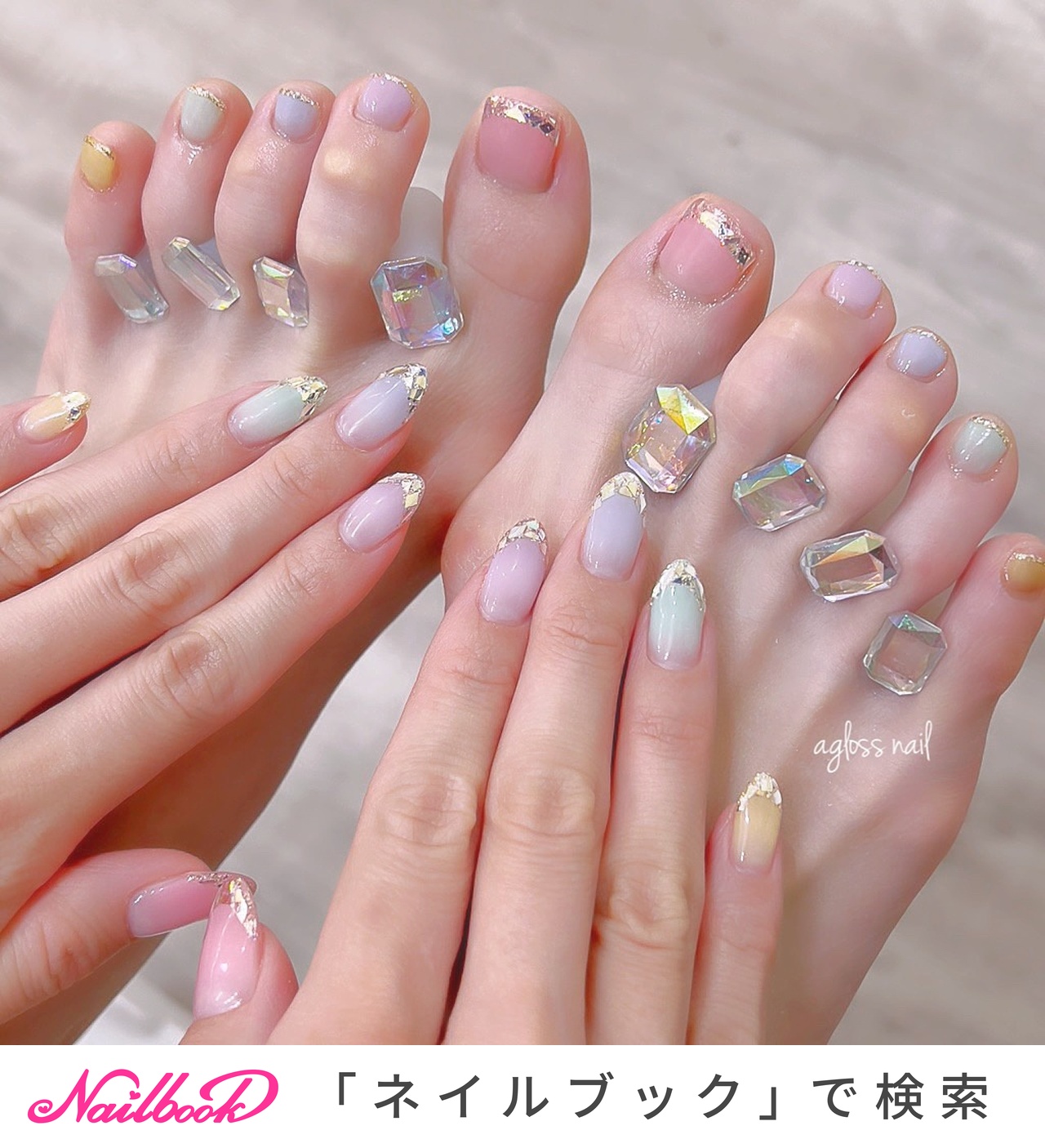 春 夏 秋 冬 ハンド Agloss Nailのネイルデザイン No ネイルブック