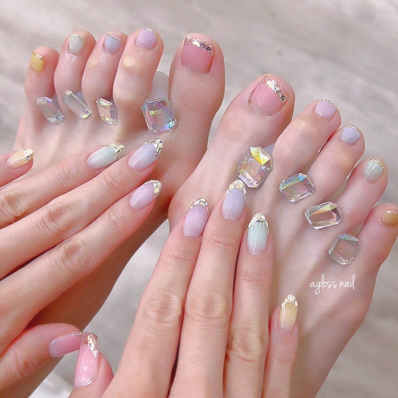 春 夏 秋 冬 ハンド Agloss Nailのネイルデザイン No ネイルブック