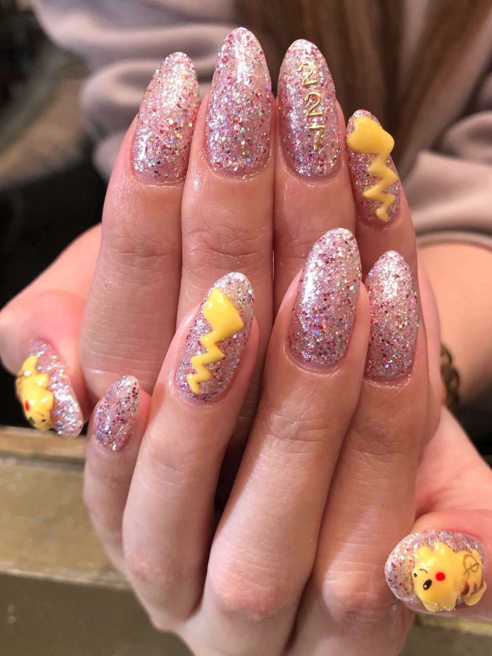 ハンド キャラクター ミディアム ジェルネイル お客様 宮城県 石巻 ロージーネイル Rosy Nail Pupuu Rosyのネイル デザイン No ネイルブック