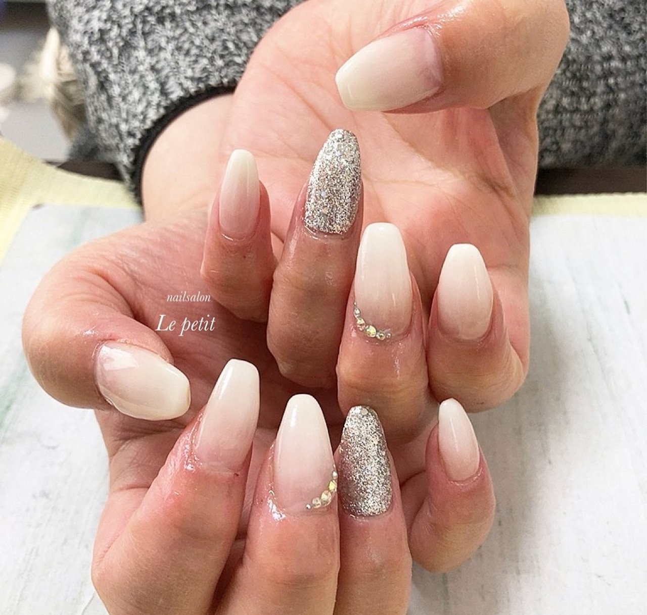 オールシーズン 卒業式 入学式 オフィス ハンド Nailslon Le Petitのネイルデザイン No ネイルブック