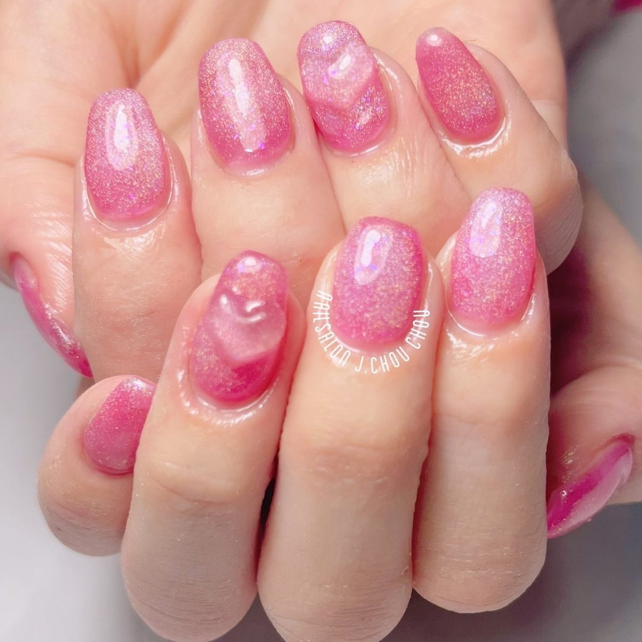 オールシーズン デート 女子会 ハンド ハート J Chou Chou Nailのネイルデザイン No ネイルブック