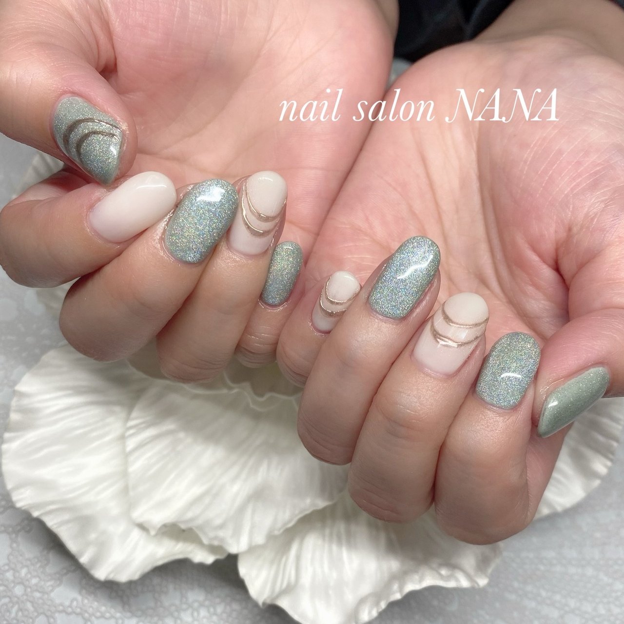 春 夏 ハンド シンプル マグネット Nail Salon Nanaのネイルデザイン No ネイルブック