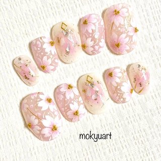 白無垢のネイルデザイン ネイルブック