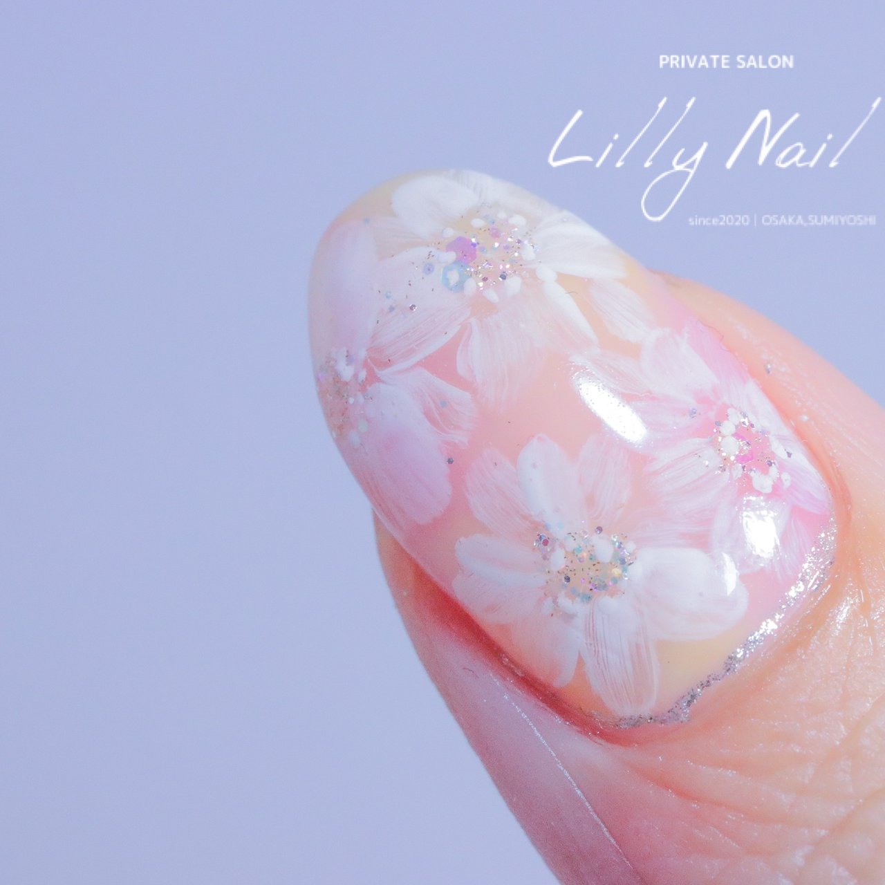 春 卒業式 入学式 オフィス ハンド 大阪市住吉区フィルイン専門ネイルサロン Lillynail リリーネイル にしもりさきのネイル デザイン No ネイルブック
