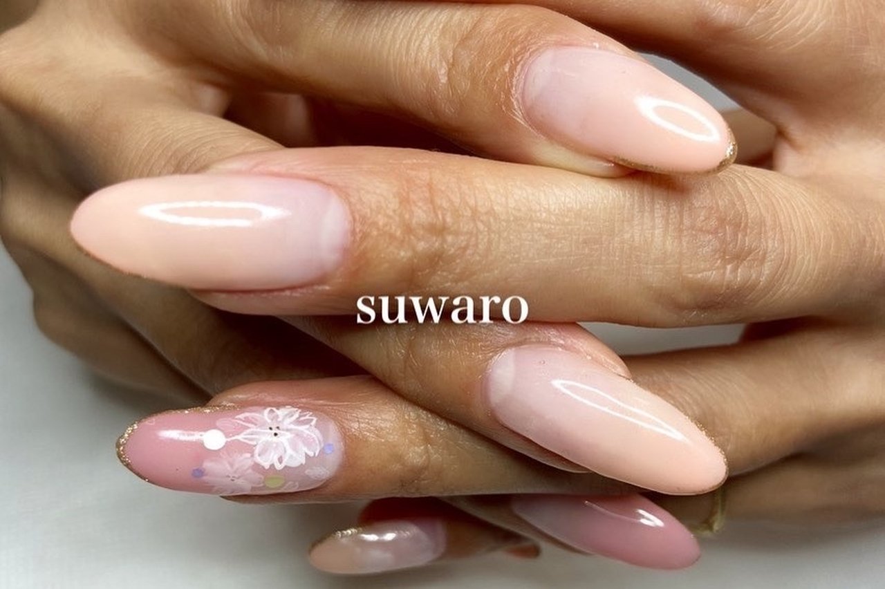 春 オールシーズン 卒業式 入学式 ハンド Natsumiのネイルデザイン No ネイルブック