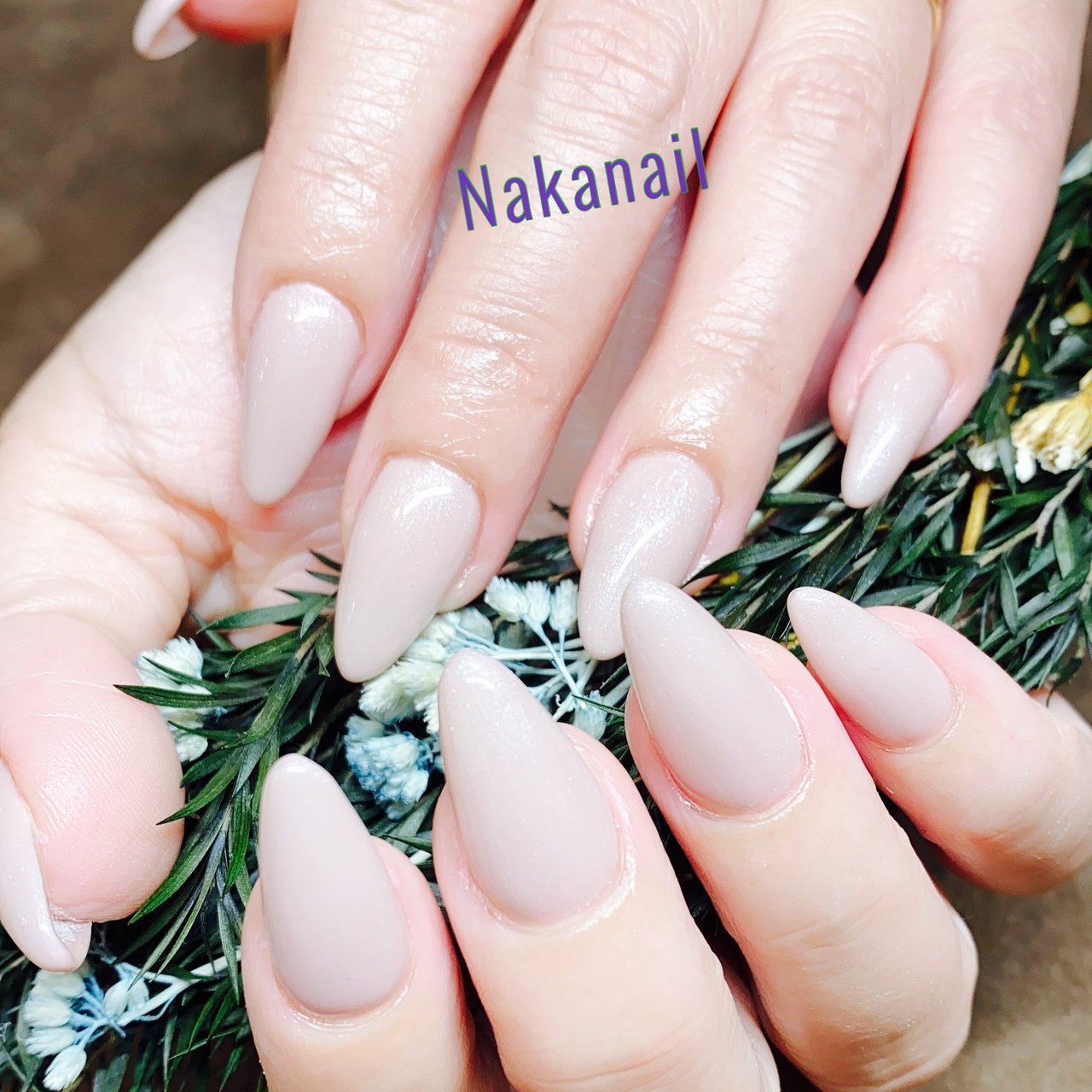 オールシーズン ハンド シンプル ワンカラー ミディアム Nakanailのネイルデザイン No ネイルブック