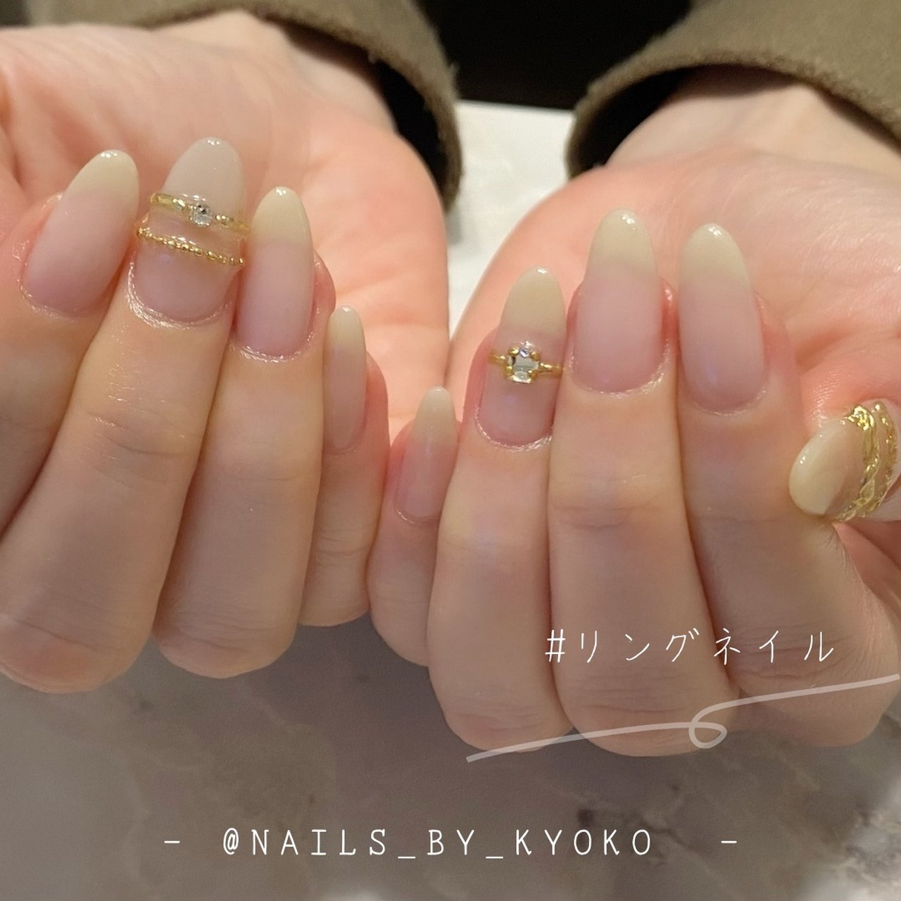 春 夏 オールシーズン ハンド シンプル Nails By Kyokoのネイルデザイン No ネイルブック