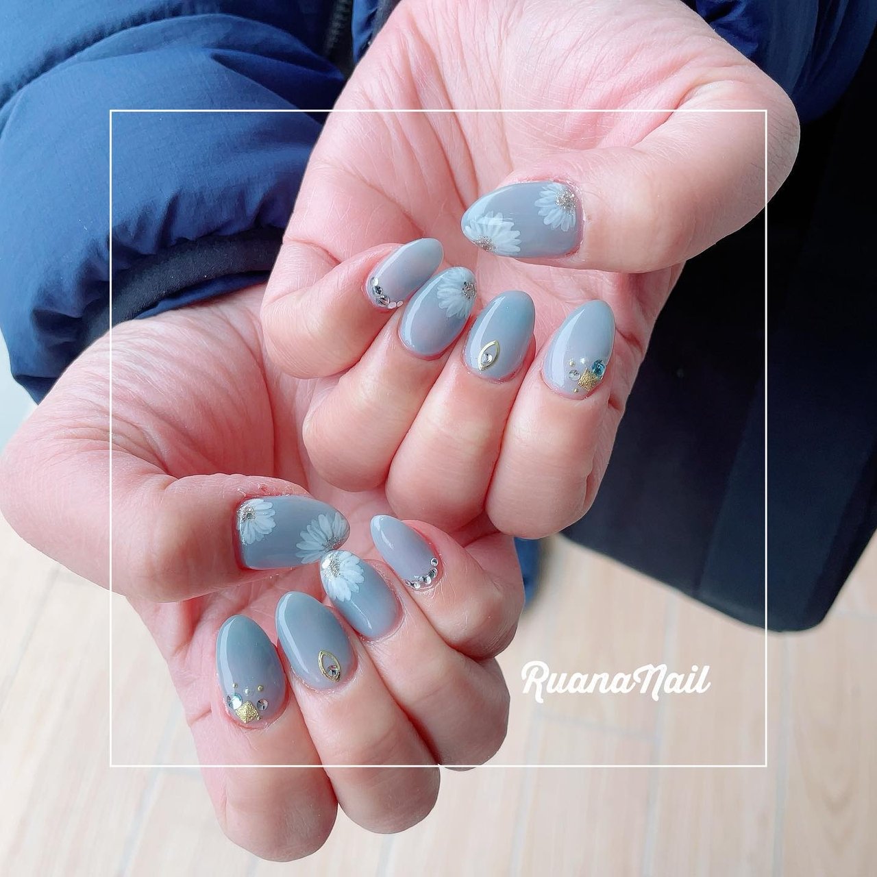 春 卒業式 入学式 オフィス ハンド Ruananail ルアナネイルのネイルデザイン No ネイルブック