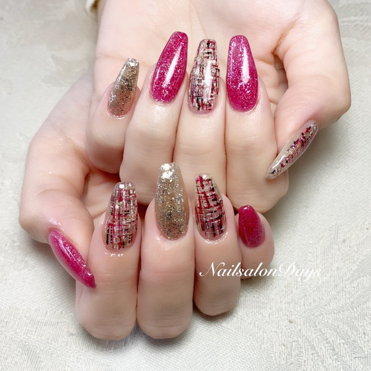 春 冬 卒業式 入学式 ハンド Nail Salon Daysのネイルデザイン No ネイルブック