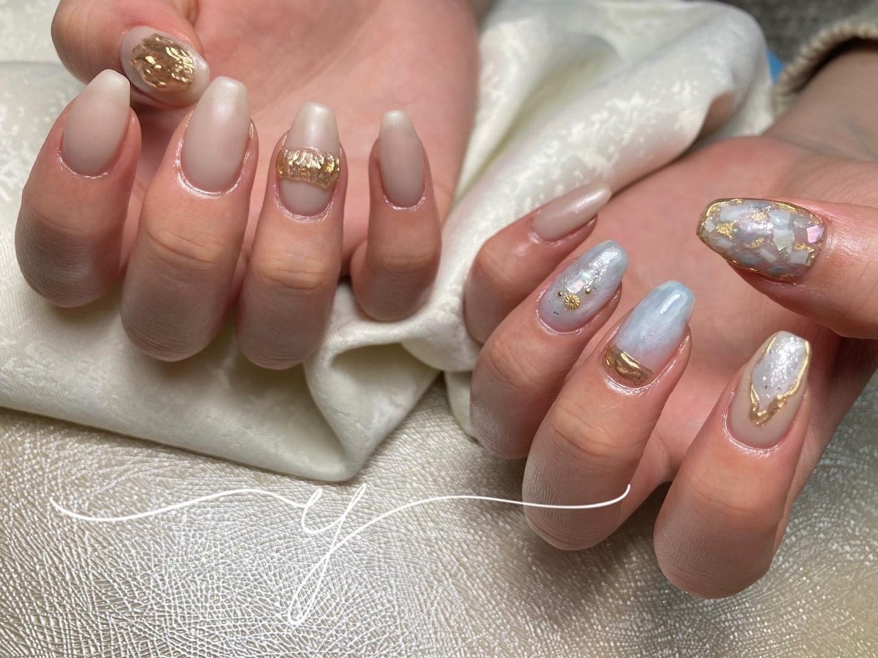 卒業式 入学式 オフィス ブライダル ハンド Nail Salon Yのネイルデザイン No ネイルブック