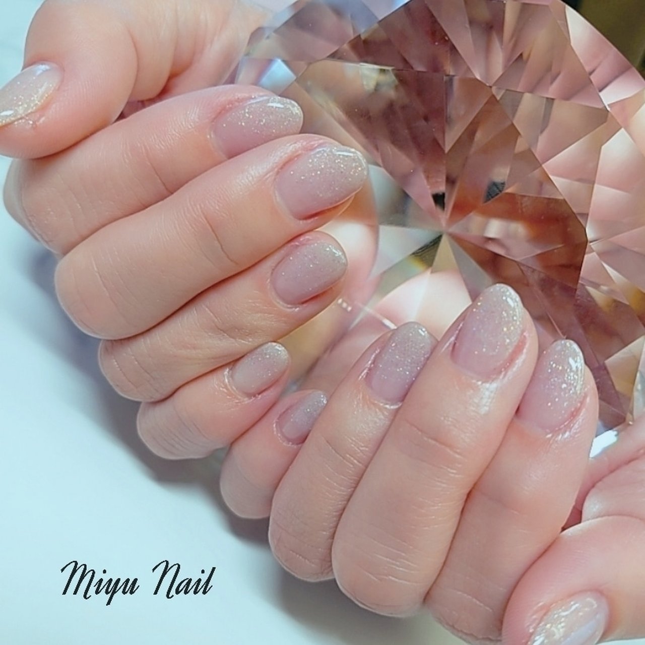 オールシーズン オフィス ハンド シンプル グラデーション Miyu Nailのネイルデザイン No ネイルブック