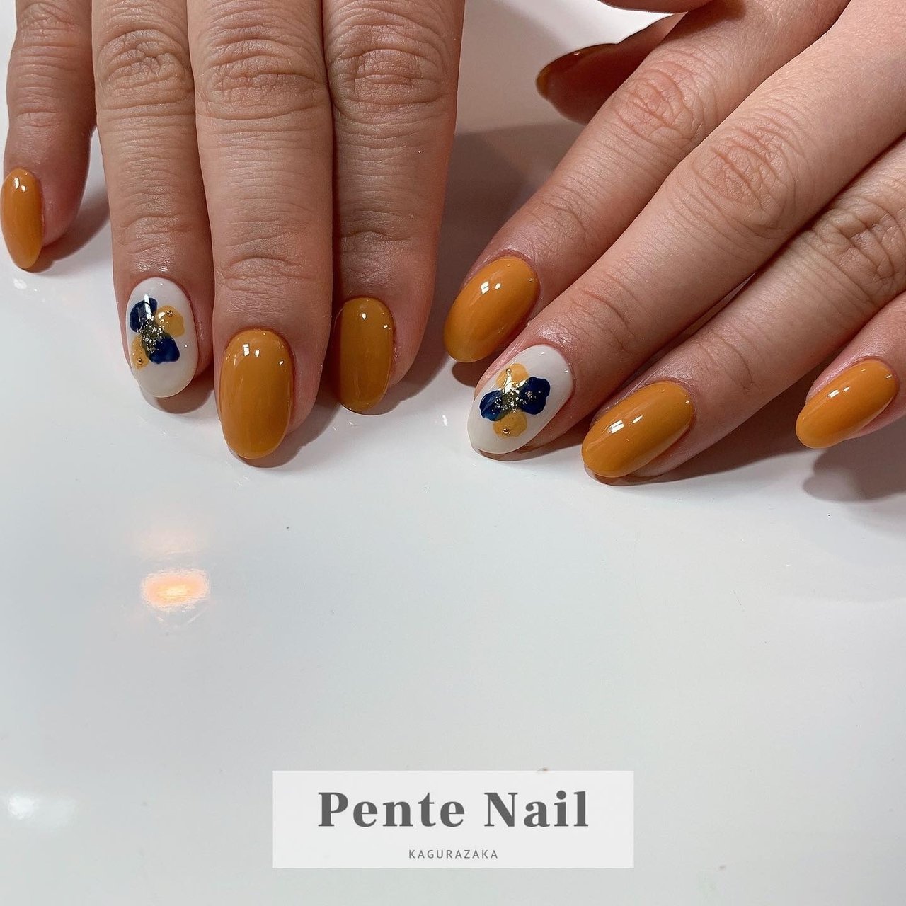 春 オールシーズン オフィス 女子会 ハンド Pente Nailのネイルデザイン No ネイルブック