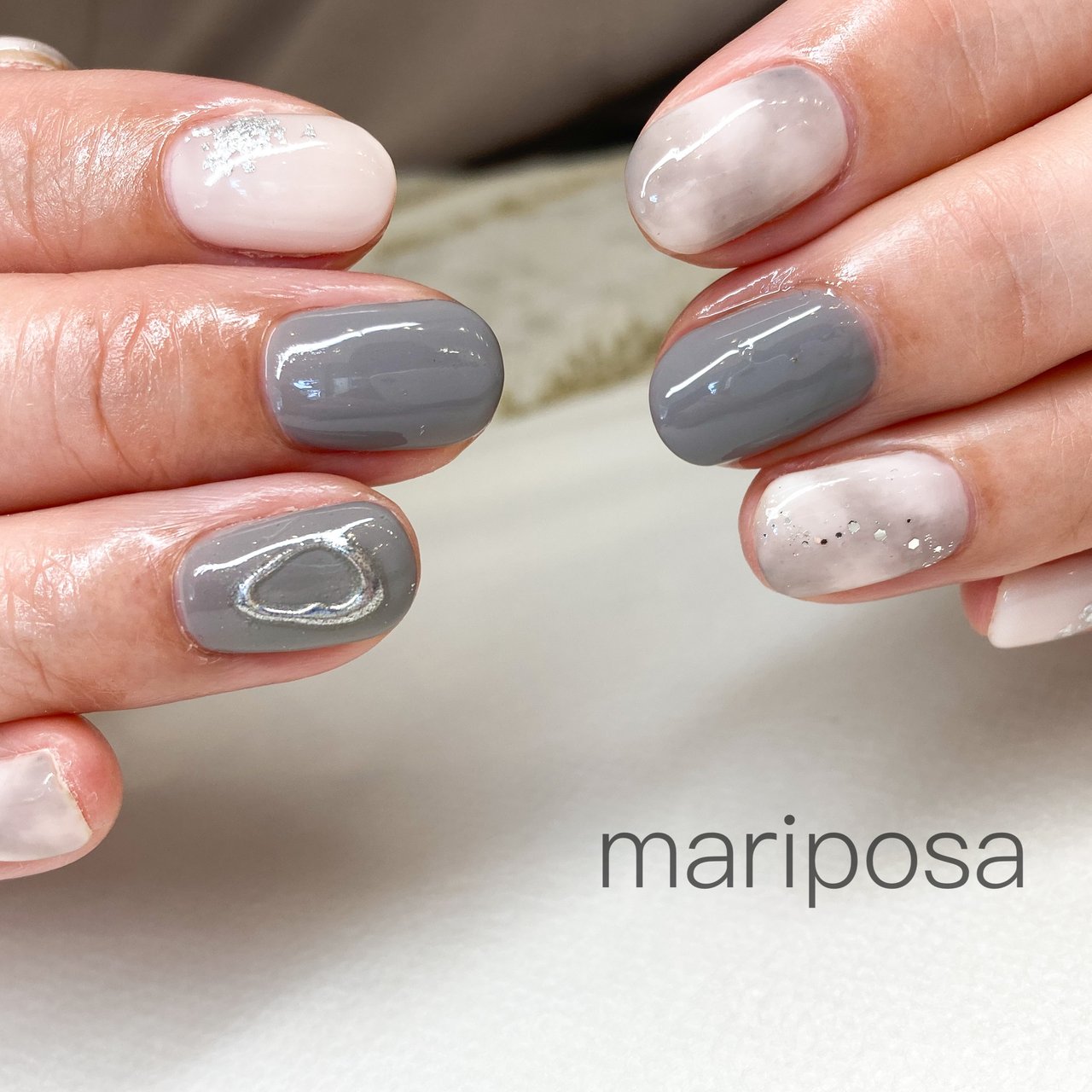 オールシーズン 旅行 オフィス パーティー ハンド Nailsalon Mariposaのネイルデザイン No ネイルブック