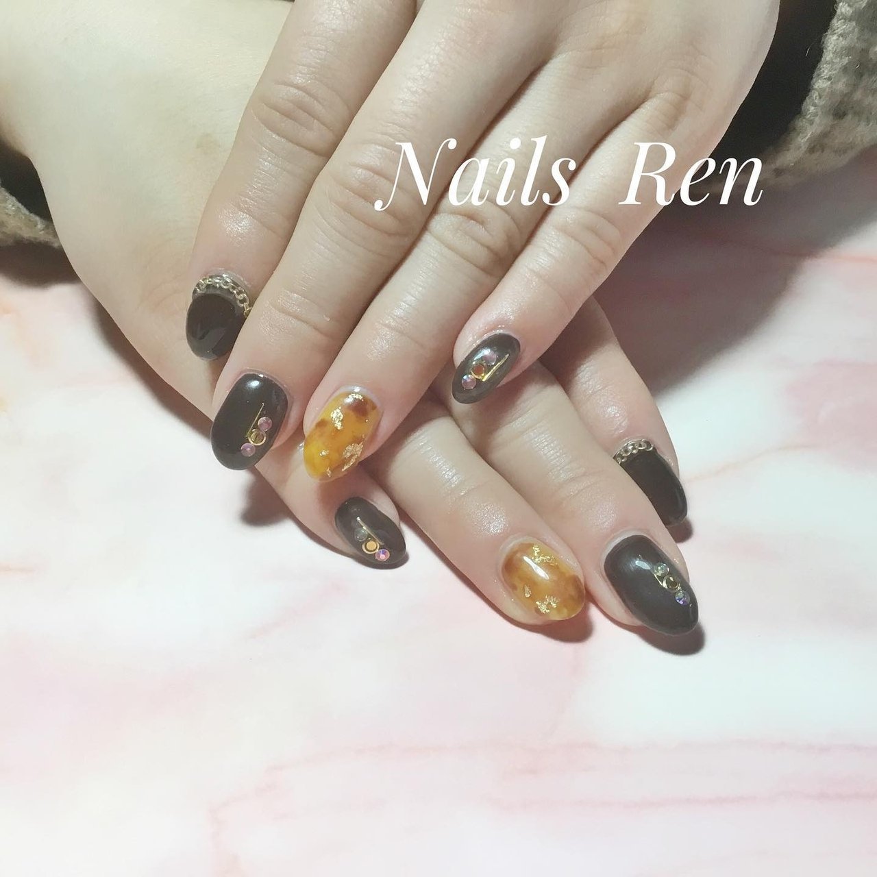 秋 冬 バレンタイン 女子会 ハンド Nails Ren 山口のネイルデザイン No ネイルブック