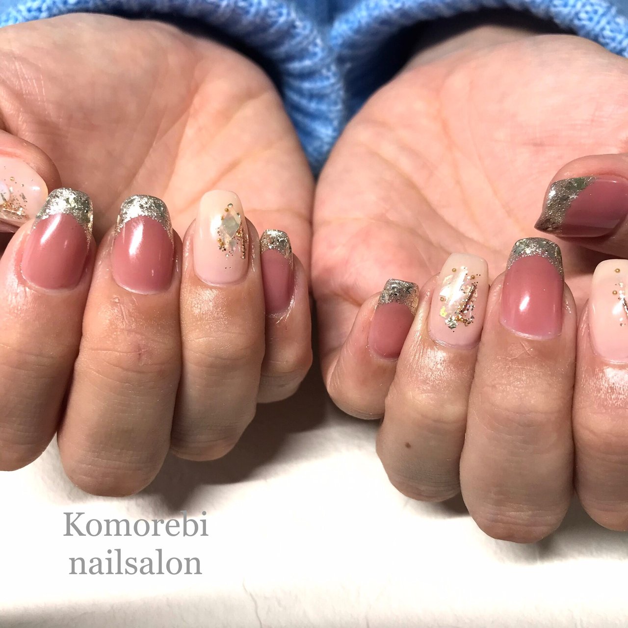 春 オールシーズン 卒業式 入学式 ハンド Komorebi Nailsalonのネイルデザイン No ネイルブック