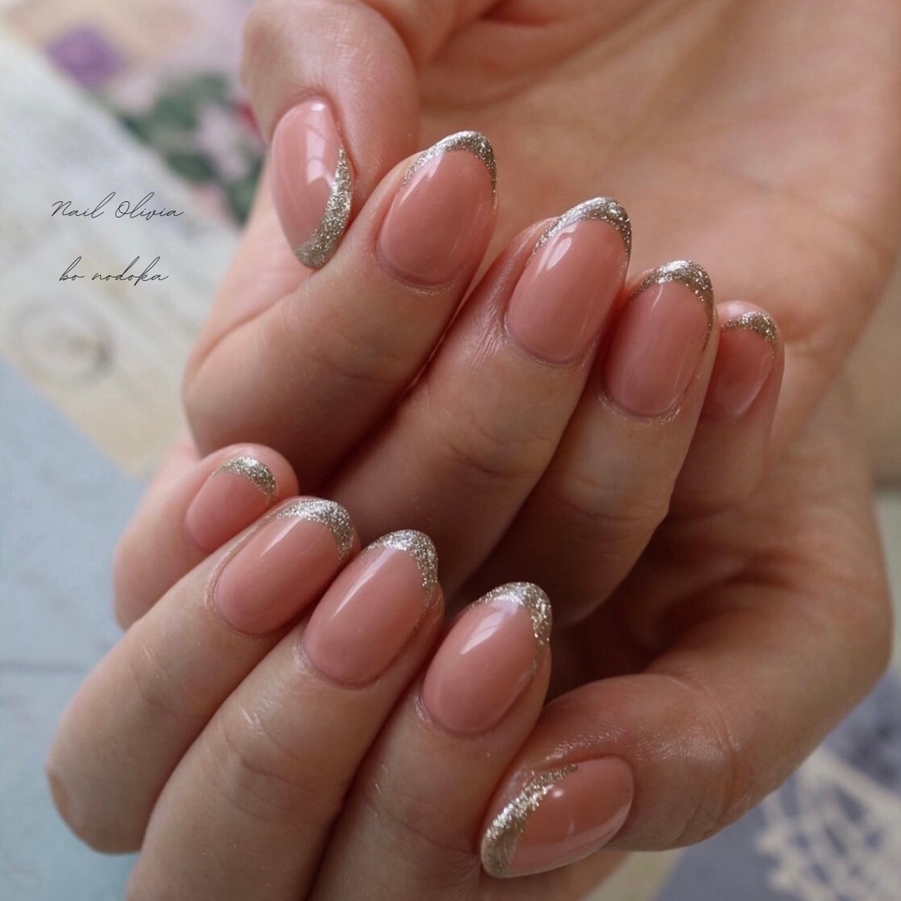 オールシーズン ハンド フレンチ ジェルネイル Nodokaのネイルデザイン No ネイルブック