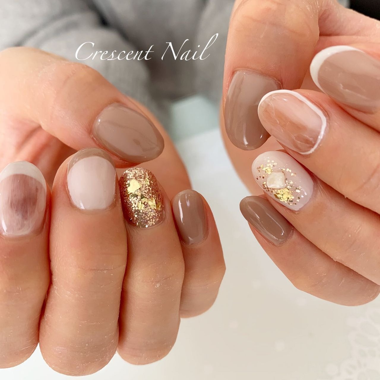 Crescent Nail クレセントネイルのネイルデザイン No ネイルブック
