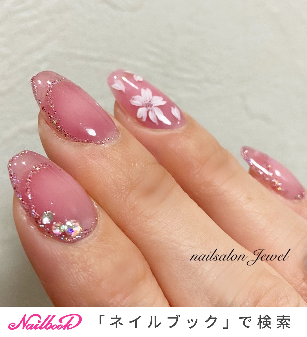 春/卒業式/入学式/ハンド/フレンチ - nailsalon Jewelのネイルデザイン