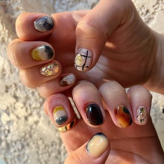 バラバラネイルのネイルデザイン ネイルブック