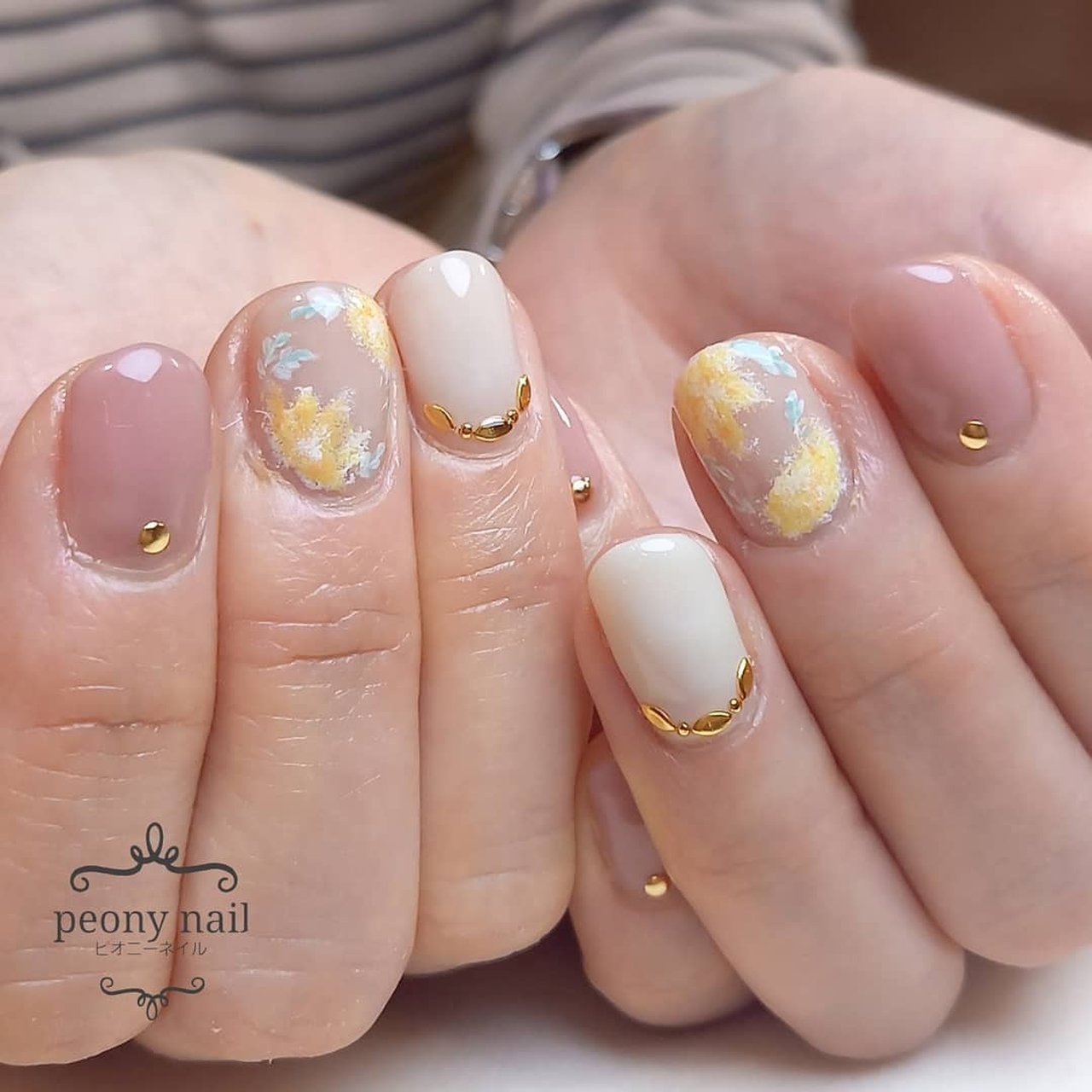 春 オフィス デート 女子会 ハンド Peony Nail ピオニーネイル横浜のネイルデザイン No ネイルブック