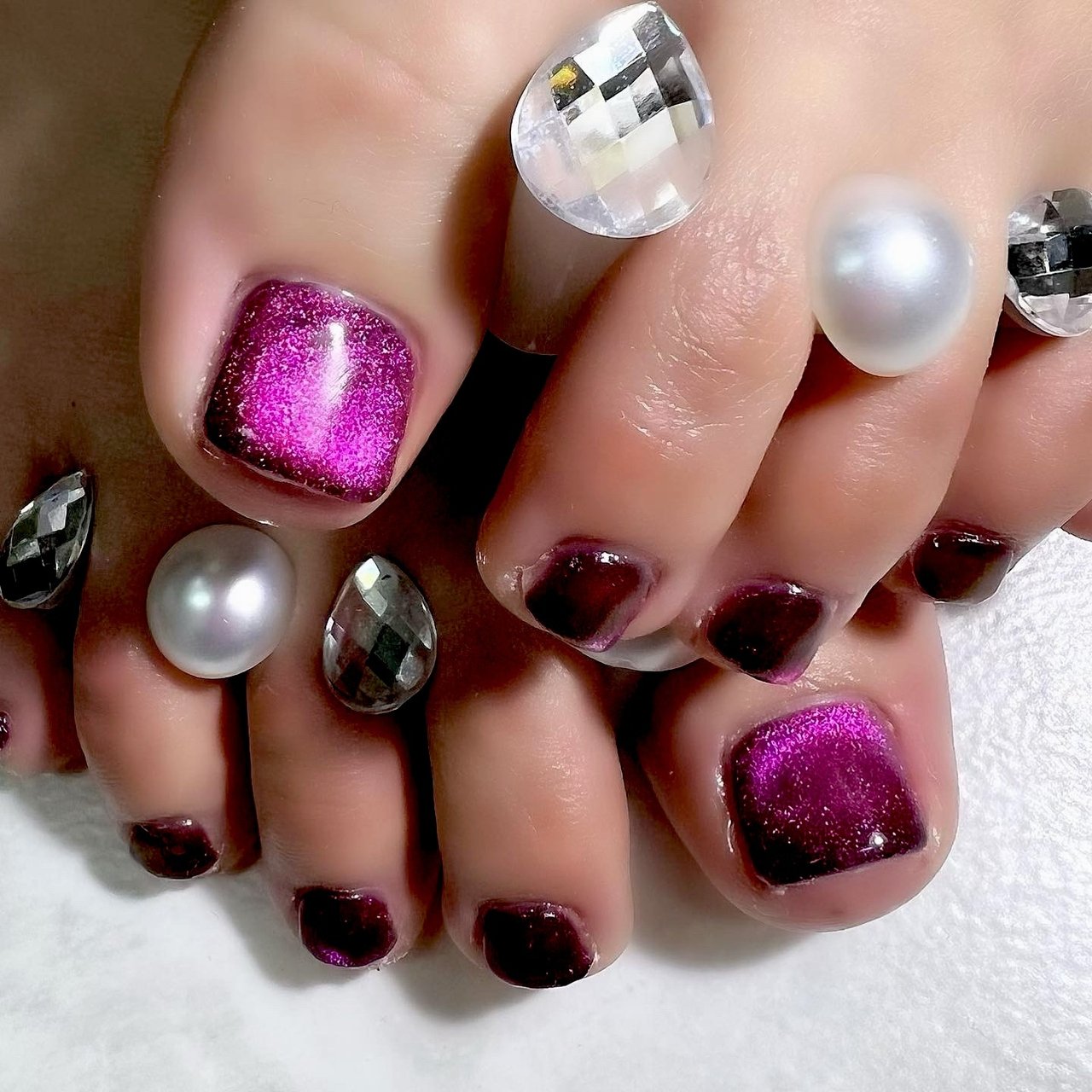 オールシーズン パーティー デート 女子会 フット Nail Smirac 林 智子のネイルデザイン No ネイルブック