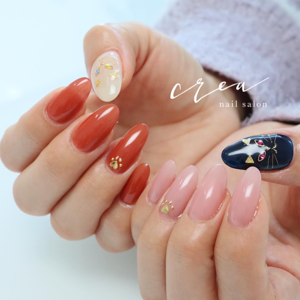 春 オールシーズン デート 女子会 ハンド Nailsalon Crea 小川ちえのネイルデザイン No ネイルブック