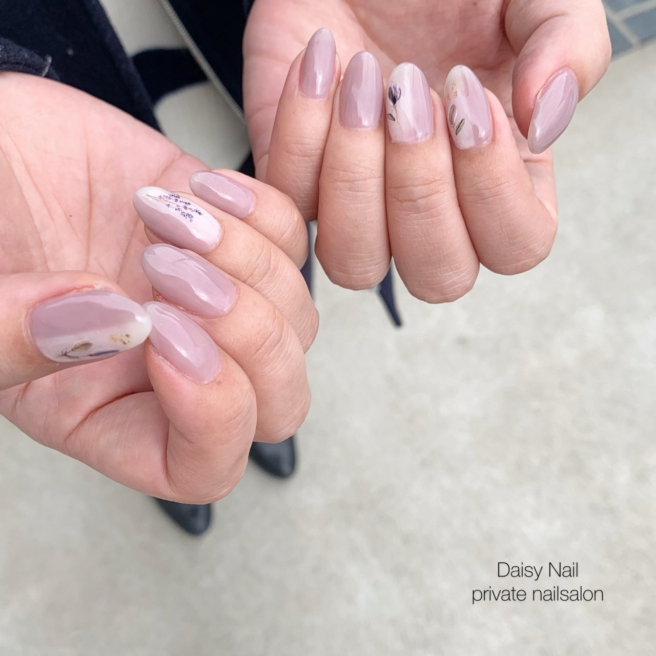 春 オフィス ハンド ラメ ワンカラー Daisynailのネイルデザイン No ネイルブック