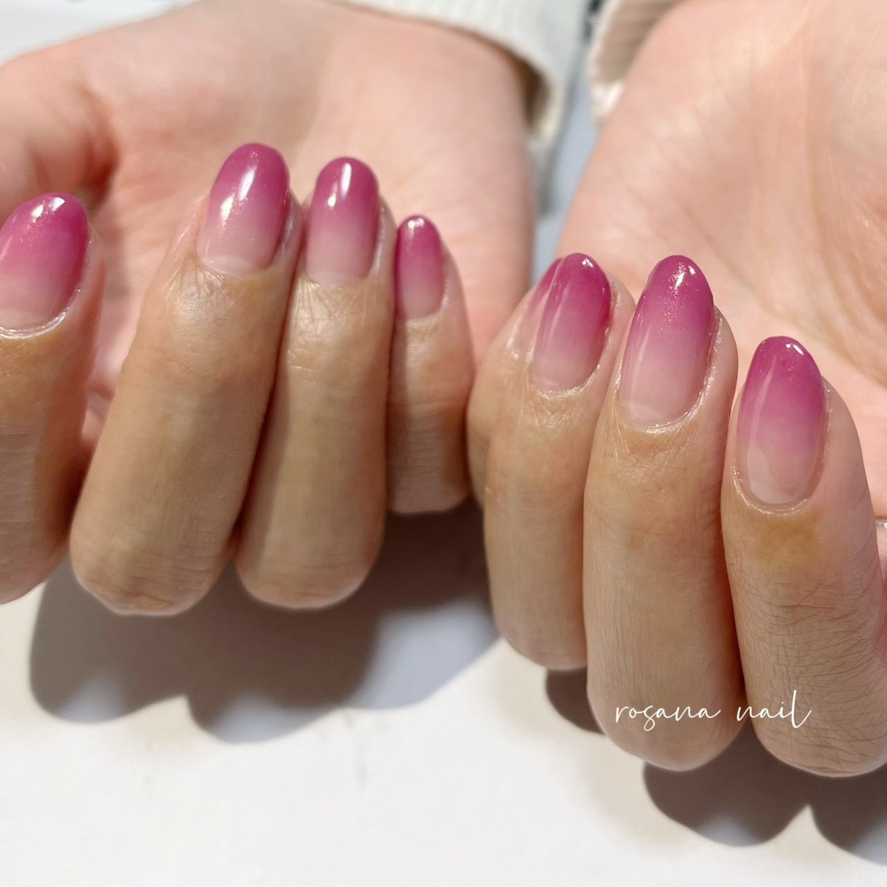 ハンド ピンク ジェルネイル お客様 Rosana Nailのネイルデザイン No ネイルブック