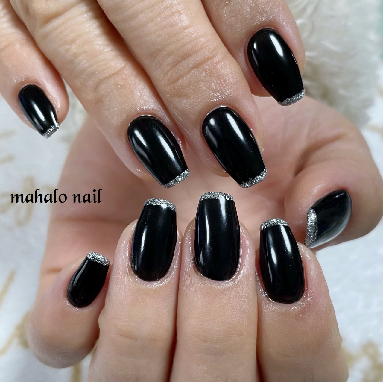 ブラック Mahalo Nailのネイルデザイン No ネイルブック