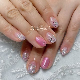 乱切りホロのネイルデザイン ネイルブック