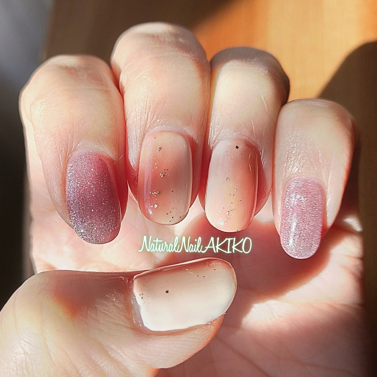 春 ハンド グラデーション ワンカラー マグネット Nail Akikoのネイルデザイン No ネイルブック