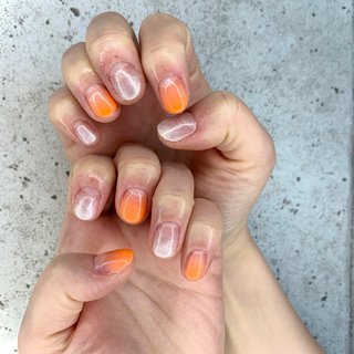 2色グラデーションのネイルデザイン ネイルブック