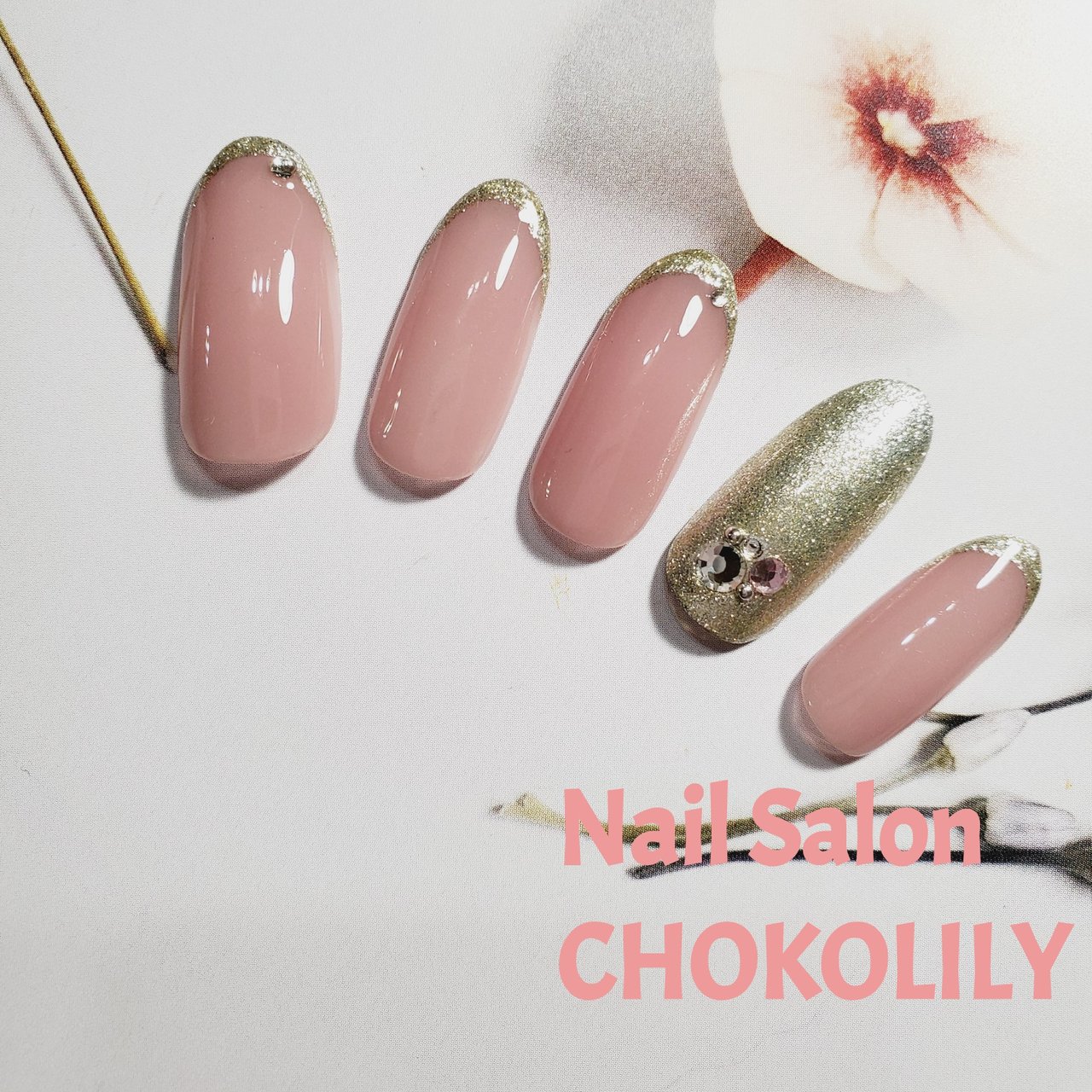 オールシーズン 卒業式 入学式 ハンド フレンチ Nail Salon Chokolilyのネイルデザイン No ネイルブック