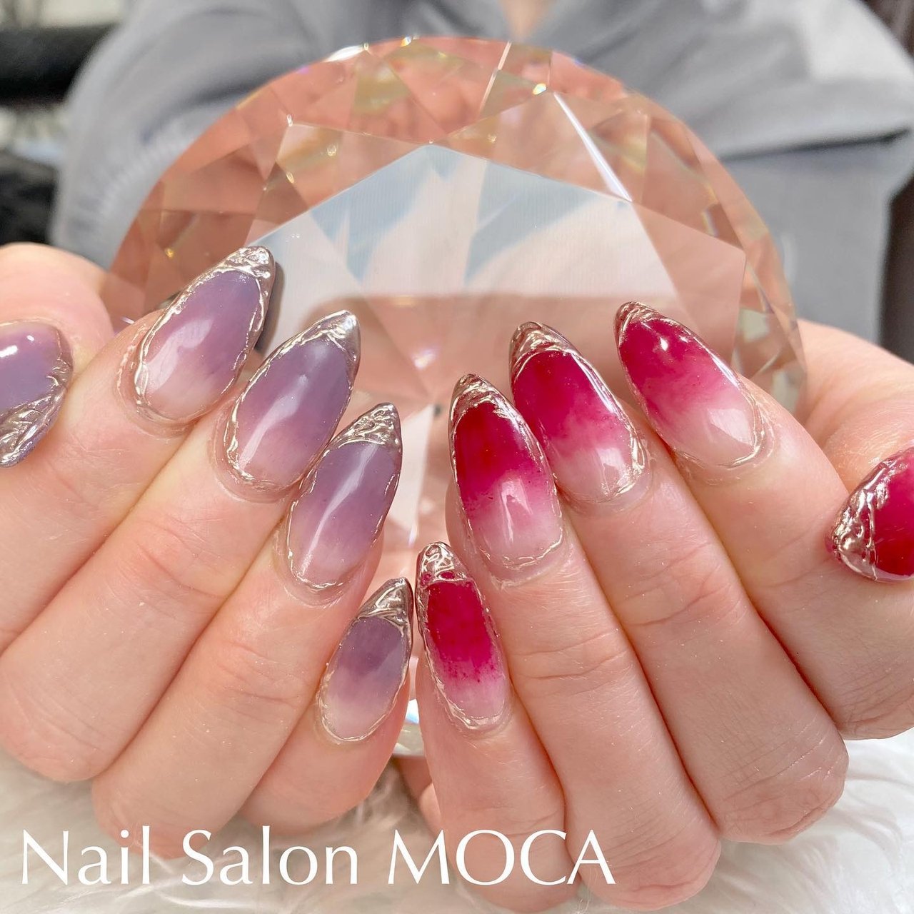 オールシーズン パーティー デート 女子会 ハンド Nail Salon Mocaのネイルデザイン No ネイルブック