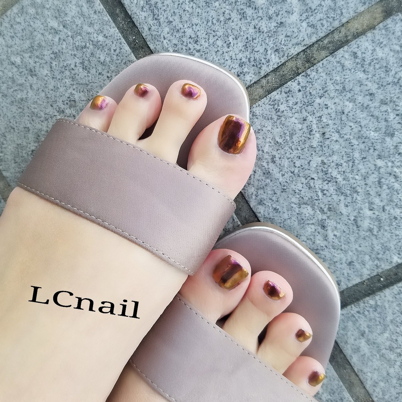 オールシーズン オフィス パーティー デート フット Lcnailのネイルデザイン No ネイルブック