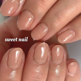 ピンクベージュのネイルデザイン ネイルブック