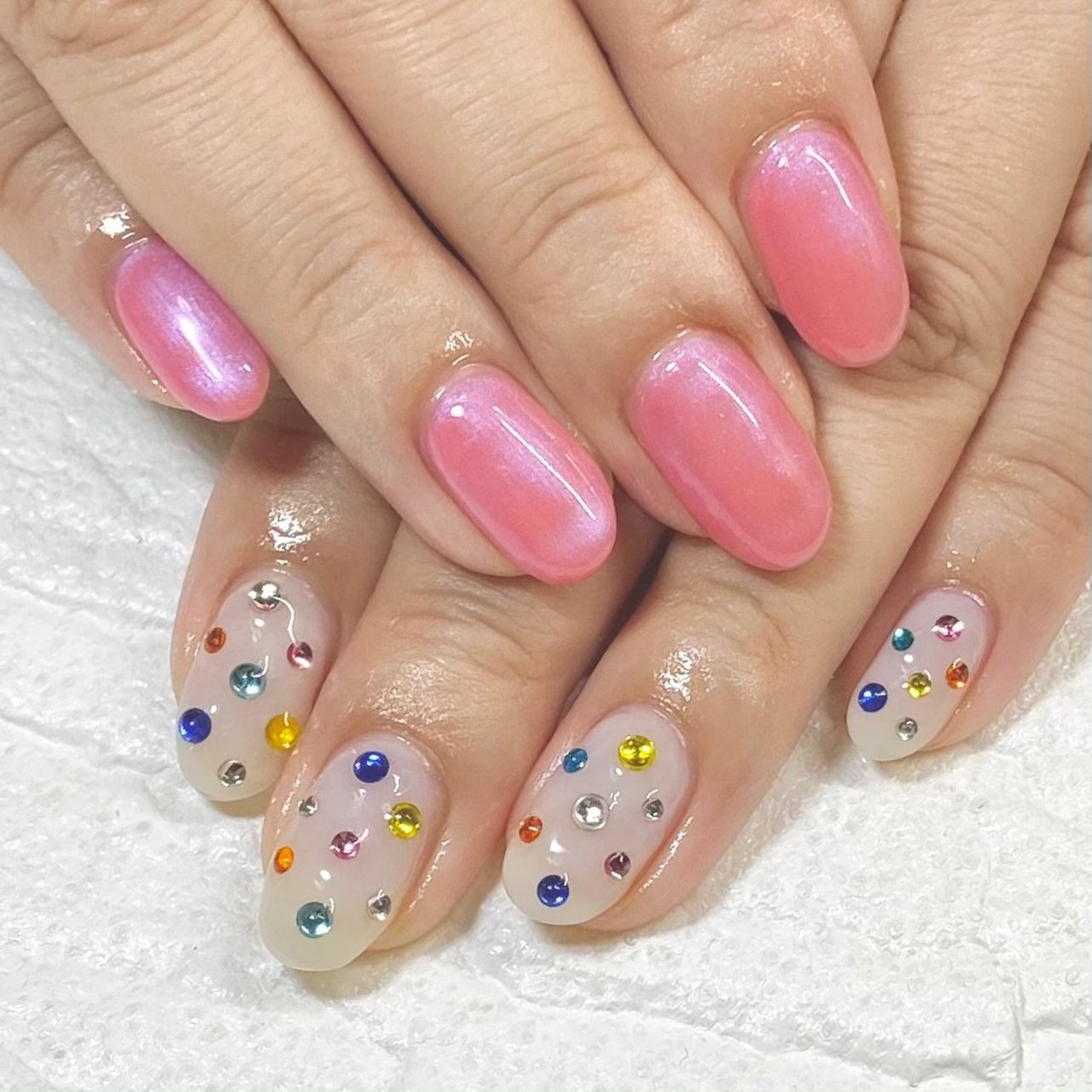 オールシーズン 旅行 ライブ 女子会 ハンド Nail Salon Lamer ラメール のネイルデザイン No ネイルブック