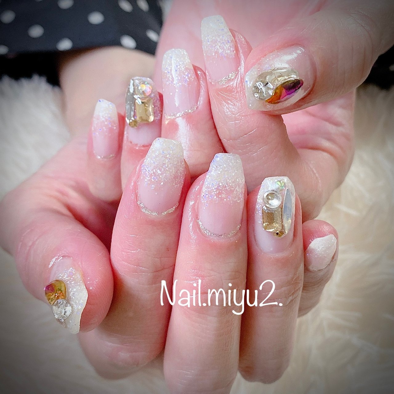 春 オールシーズン 入学式 ブライダル ハンド Miyuki Nakayamaのネイルデザイン No ネイルブック
