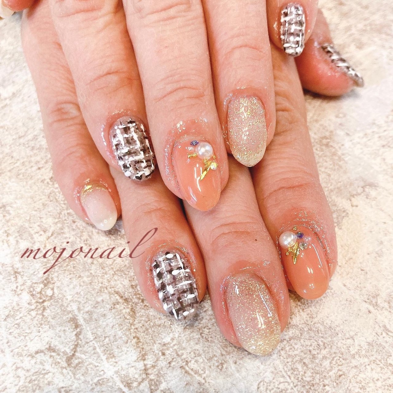 春 秋 卒業式 女子会 ハンド Mojonailのネイルデザイン No ネイルブック