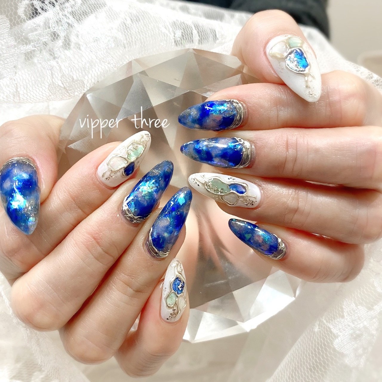 夏 リゾート ハンド シェル ニュアンス Kazumiのネイルデザイン No ネイルブック