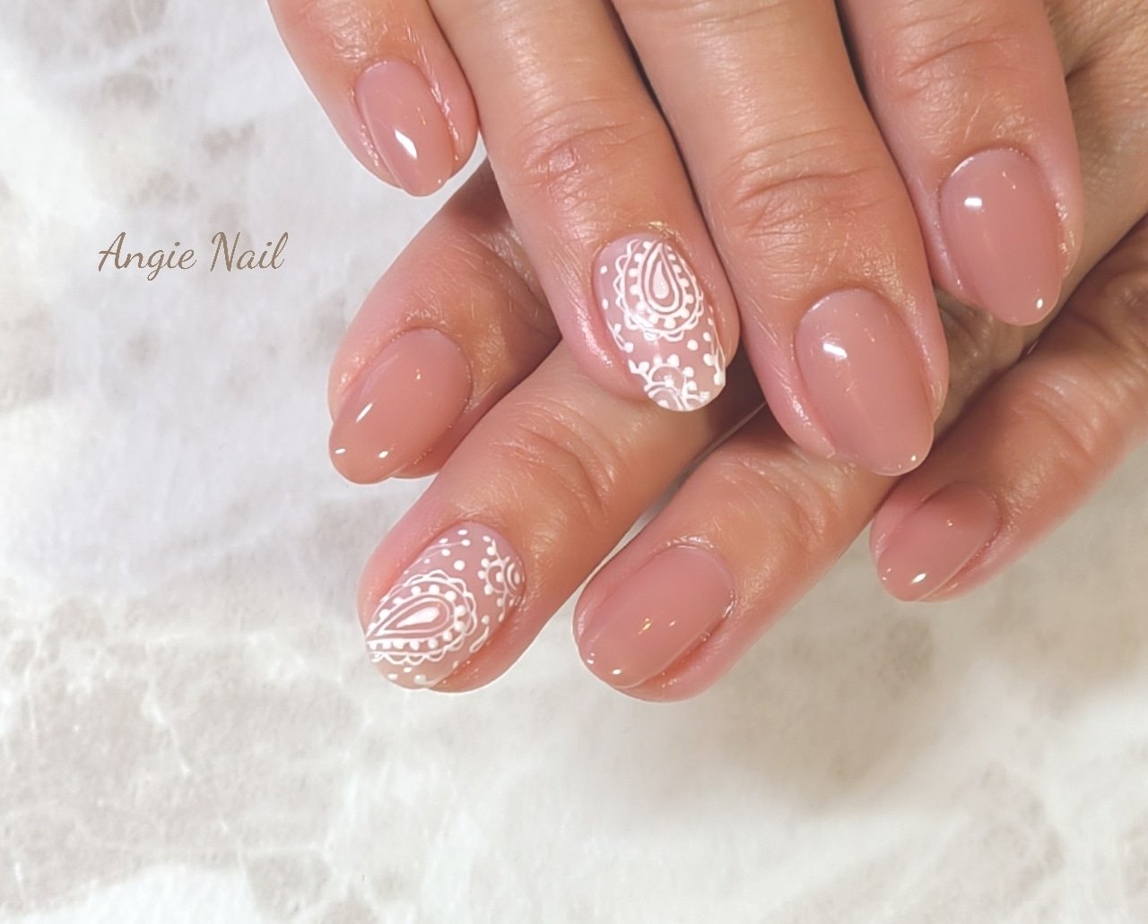 春 秋 オールシーズン オフィス ハンド Angienailのネイルデザイン No ネイルブック