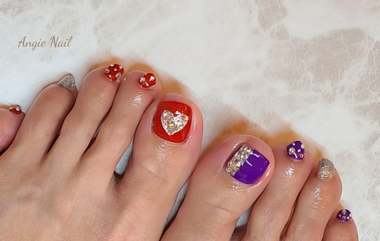 春 夏 秋 冬 フット Angienailのネイルデザイン No ネイルブック