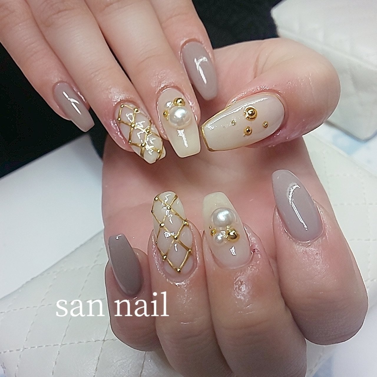 春 オールシーズン パーティー 女子会 ハンド San Nailのネイルデザイン No ネイルブック