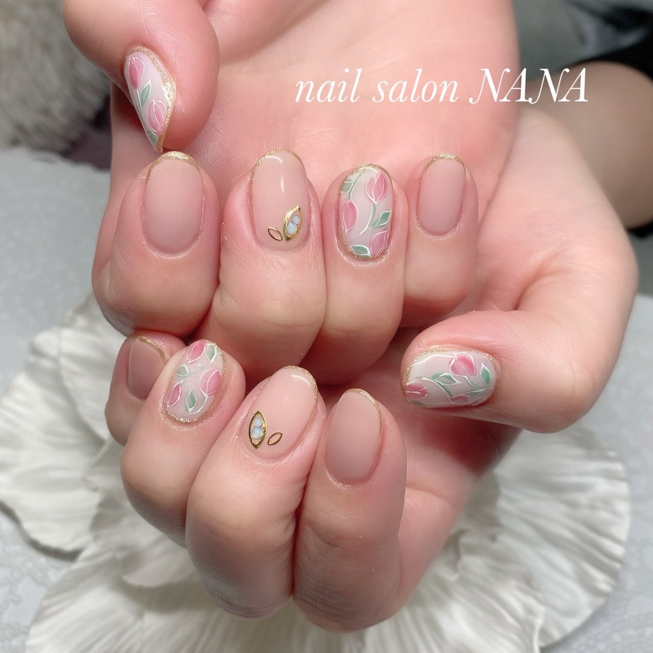春 卒業式 入学式 ハンド シンプル Nail Salon Nanaのネイルデザイン No ネイルブック