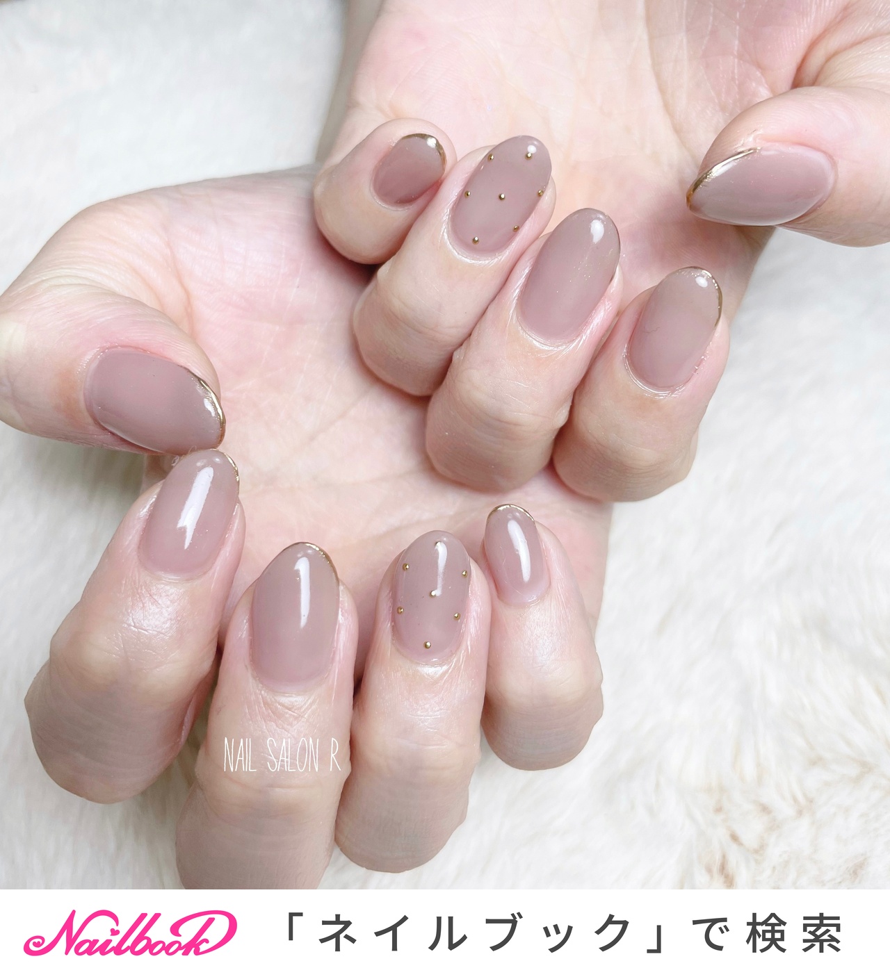 透け感カラーのネイルデザイン ネイルブック